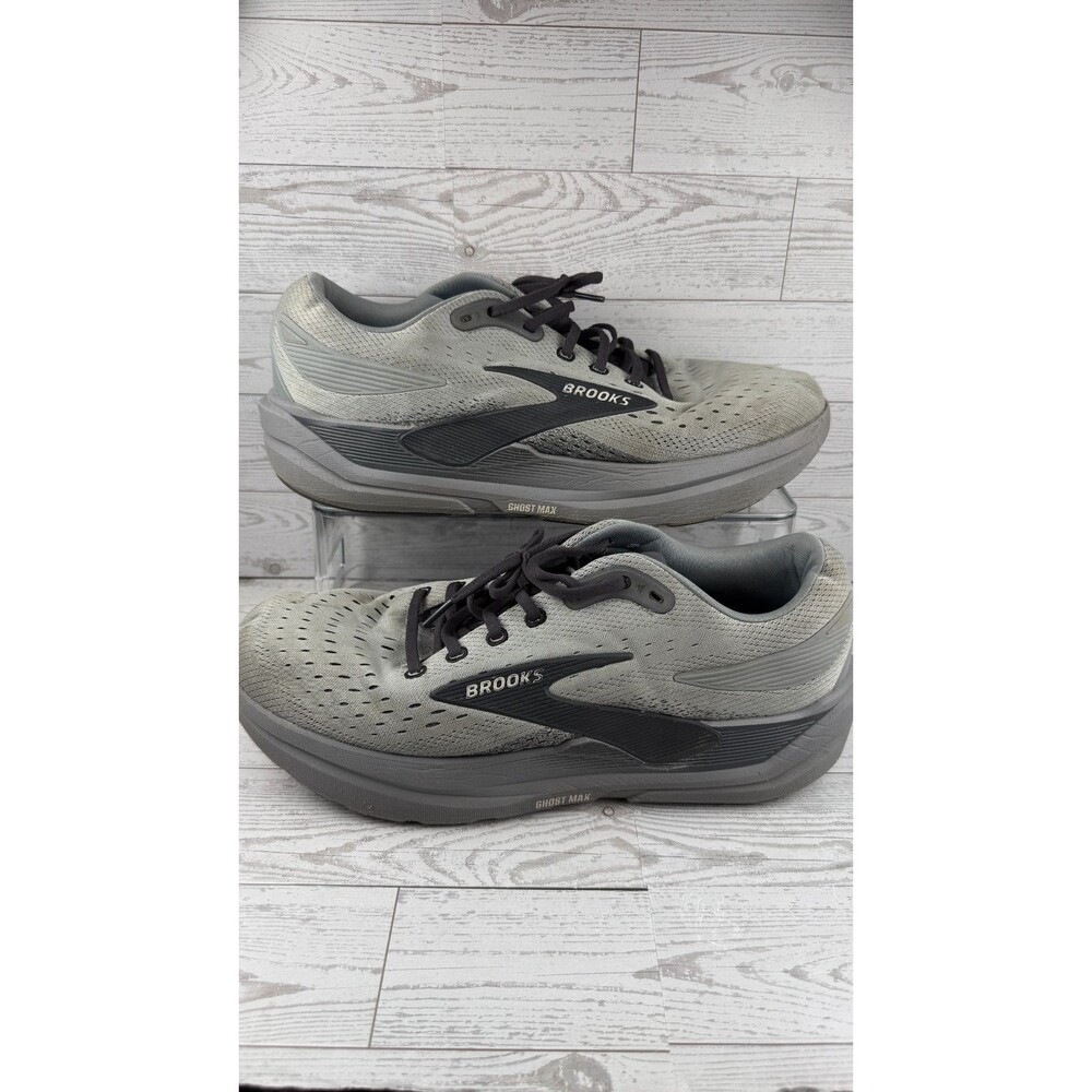 Brooks Ghost Max 3 1104642E069 Gray 13 2E Mens Sneakers Mesh Running Shoes #956